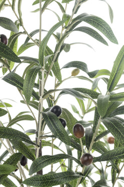 Drzewko Oliwne / Oliwka, sztuczne drzewko w osłonce / donicy, wym.120x50x50cm