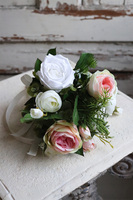 Anielska Dobroć, komplet nagrobny, kompozycja + bukiet