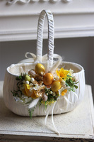 Słoneczny Optymizm, dekorowany koszyczek wielkanocny