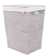 Laundry, kosz na bieliznę, jasnoszary, mały, wym.38x27x50cm