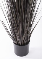 Negra, czarna sztuczna trawa z kłosami, wys.153cm