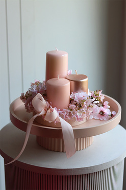 Mognero Easter, stroik wielkanocny na paterze, wym.24x30cm