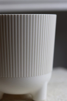 Aria, osłonka doniczka, kremowa, wym.15x14cm