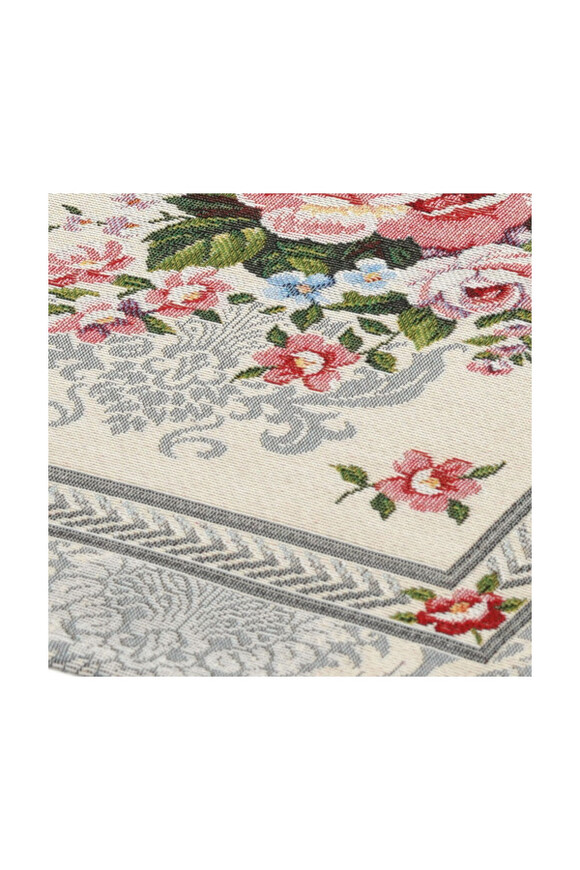 Rose Palace Grey, bieżnik gobelinowy