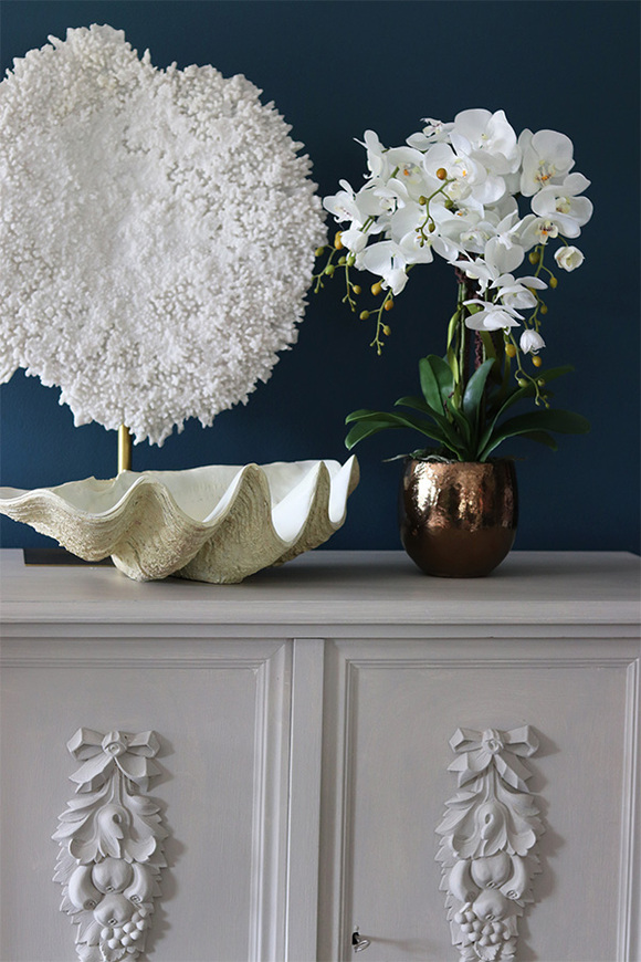 Galona 2, elegancki storczyk w złotej donicy, wys.60cm