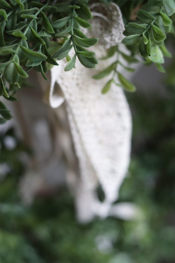 zielony wianek bukszpanowy Herda