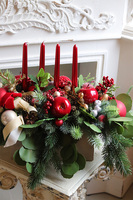 Joanna Concrete 2, świąteczny stroik adwentowy