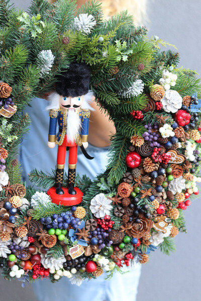 świąteczny wianek Dziadek do Orzechów Exclusive