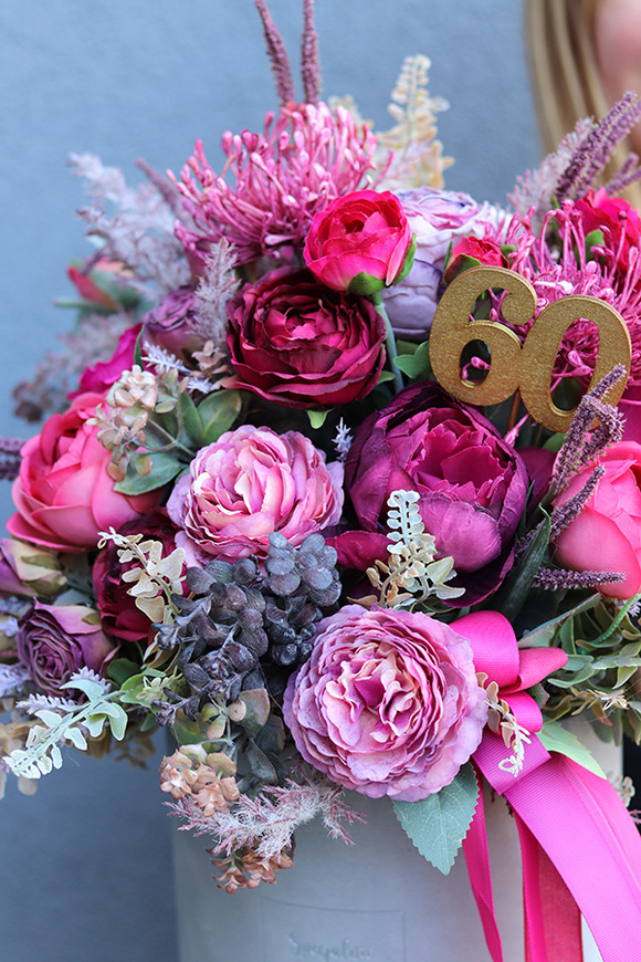 Lovere, flowerbox na prezent, wys.46cm