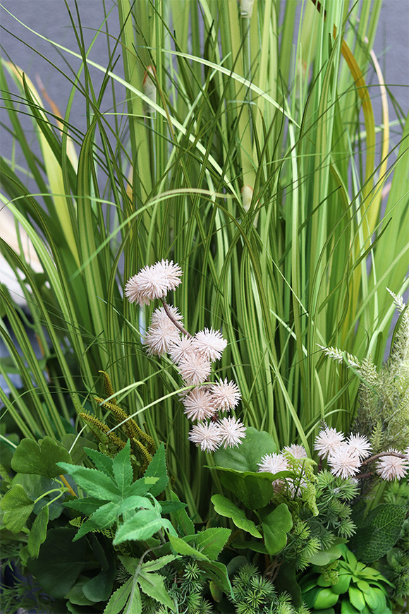 Zielona Garea, dekoracja z trawami do twojej donicy