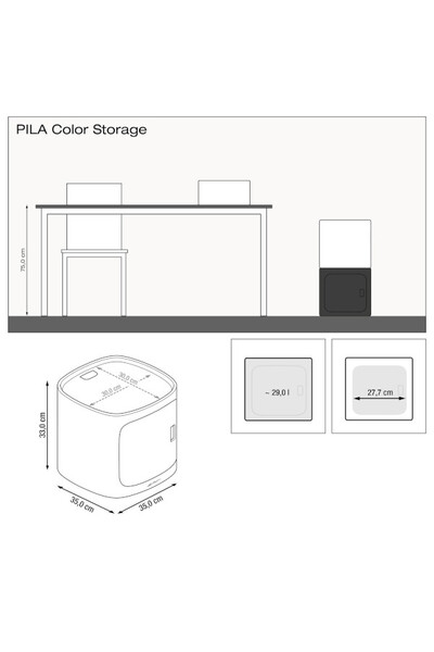szafka modułowa system Pila Lechuza tendom.pl