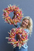 Pieczywo 2, wianek dekoracyjny do powieszenia