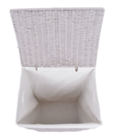 Laundry, kosz na bieliznę, jasnoszary, mały, wym.38x27x50cm