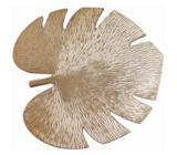 stylowy stolik kawowy / stolik pomocniczy w kształcie liścia, Monstera, wym.37x35.5x38.5cm