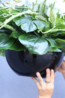  Biała Orchidea, komplet dekoracji nagrobnych