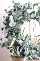 Eucalipto Grey, zielony wianek na drzwi