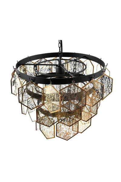 Glamour 3, lampa sufitowa, wym.43x43x33cm