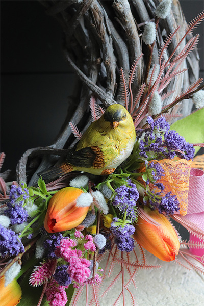 Rainbow, wiosenny wianek dekoracyjny