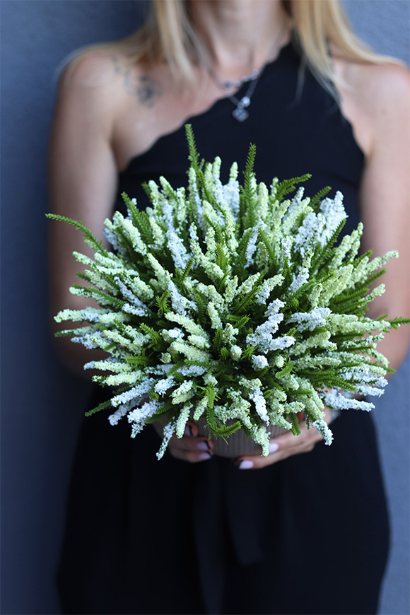 Wrzosowiska nr 1, jesienna kompozycja z wrzosów, wys.26cm