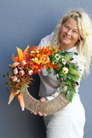 Autumn Season, jesienny wianek asymetryczny