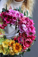 Sunny Rainbow, kolorowy wianek na drzwi