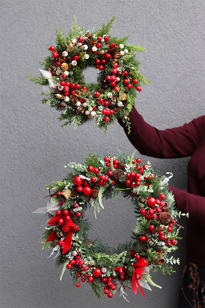 Xmas Trend Big, świąteczny wianek dekoracyjny