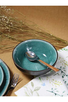 Bonita Emerald, komplet obiadowy dla 6 osób, 18 elementów