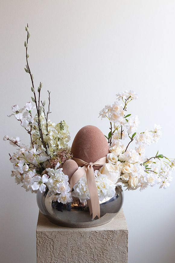 Naturalmente, stroik wielkanocny w misie