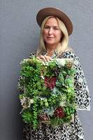 efektowna kwietna rama jednostronna, Sukulenty Revollito