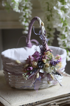 dekorowany koszyczek wielkanocny, Jessa, wys.26cm 