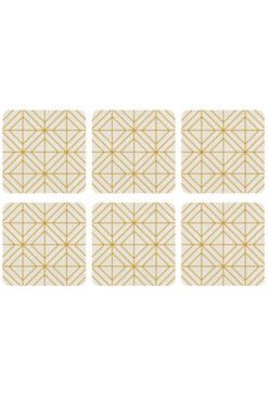Luxe, podkładki korkowe, małe, 6szt 