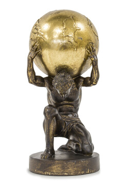 Atlas, figurka dekoracyjna, wym.29x13x13cm