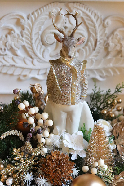 Renifer Deluxe, flowerbox świąteczny