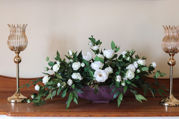 Biały Dworek Saute C, kompozycja kwiatowa do Twojej donicy