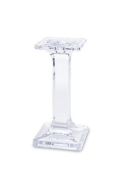 Aurelia B, elegancki szklany świecznik, wym.19x9cm