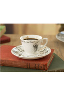 Alice in Wonderland, filiżanka do espresso ze spodkiem