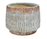 Fiore Blue osłonka prążki a, wym.19.5x19.5x15.5cm