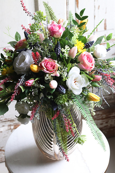 kompozycja kwiatowa, Yverra, wys.50cm