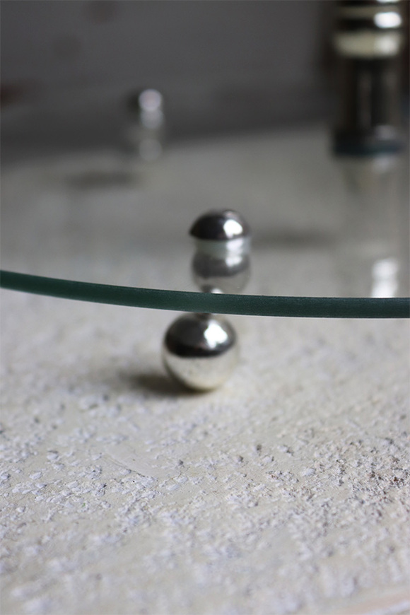 jednopiętrowa patera z posrebrzaną rączką, Pani Walewska, wym.37x30cm