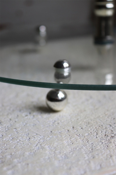 jednopiętrowa patera z posrebrzaną rączką, Pani Walewska, wym.37x30cm