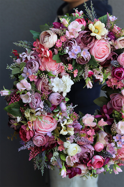 Bella Lux Deco, bogaty wianek na drzwi