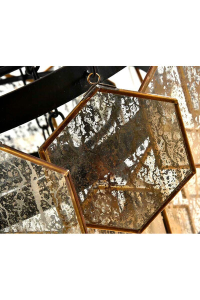 Glamour 3, lampa sufitowa, wym.43x43x33cm