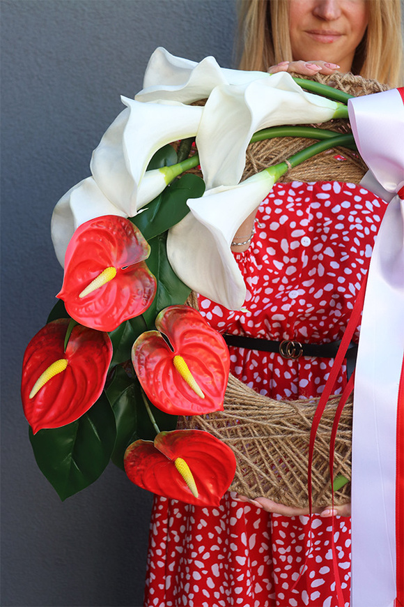 Polonijny, wianek patriotyczny na drzwi