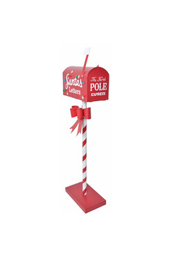 Santa's Letters LED, skrzynka na listy do Świętego Mikołaja, wys.103cm