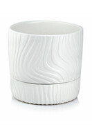 Vintage Mare, ceramiczna doniczka z podstawką