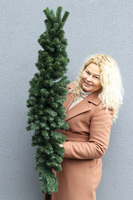 Zielona Zima, zielona girlanda świąteczna