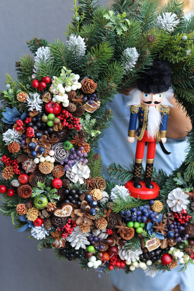 świąteczny wianek Dziadek do Orzechów Exclusive