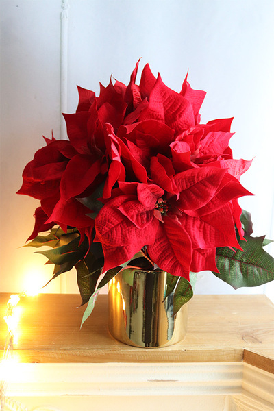 Gwiazda Betlejemska Klasyka, wysokiej jakości sztuczna roślina