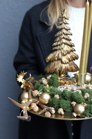 Złoty Dzień, świąteczny stroik na stół LED