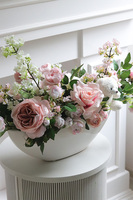 Sweet Teddy Laos, kompozycja w ceramicznej łódce